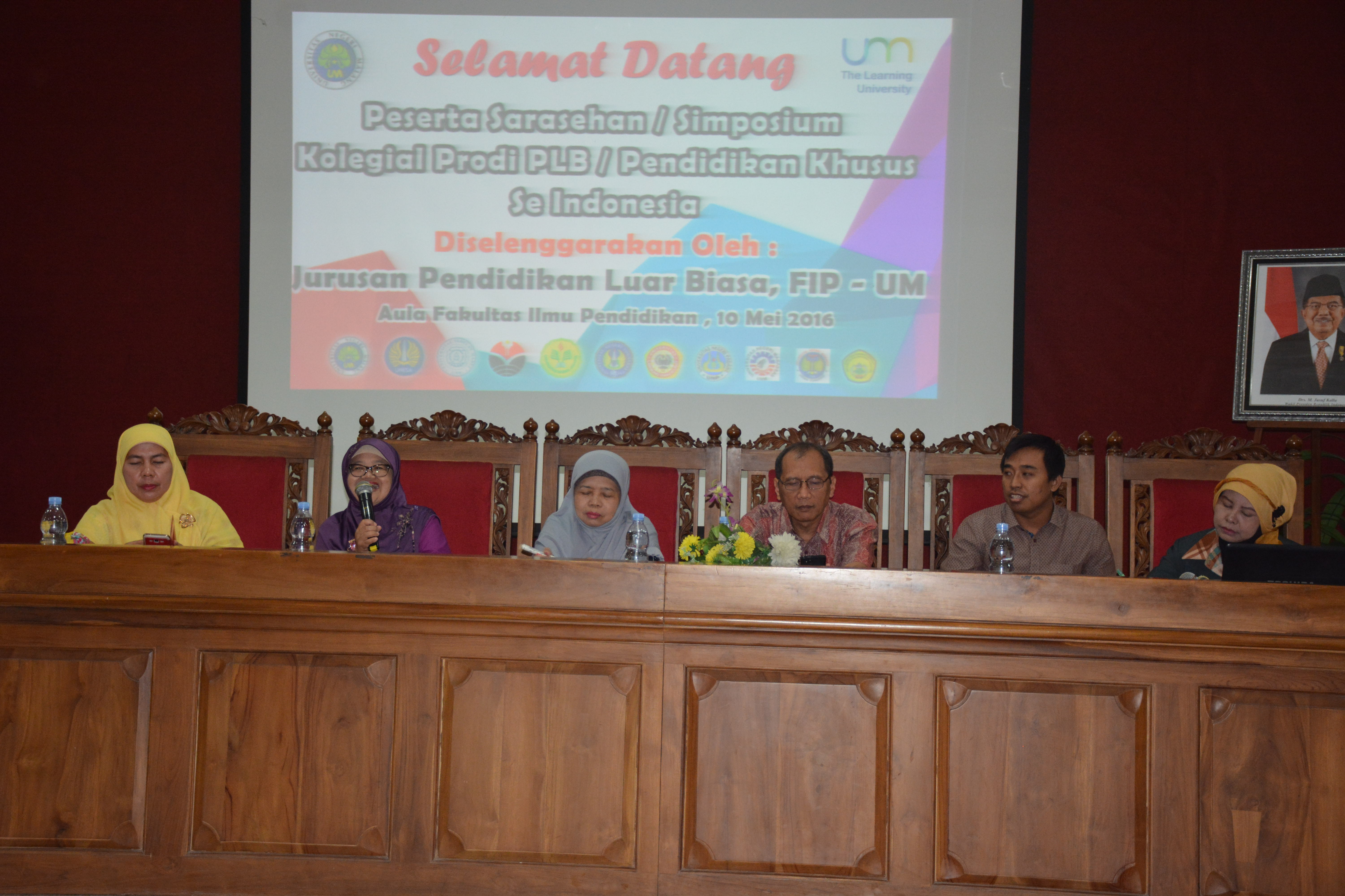 Sarasehan Jurusan PLB “Pembelajaran Inovatif Bagi Guru Sekolah Luar Biasa dan Sekolah Inklusif”