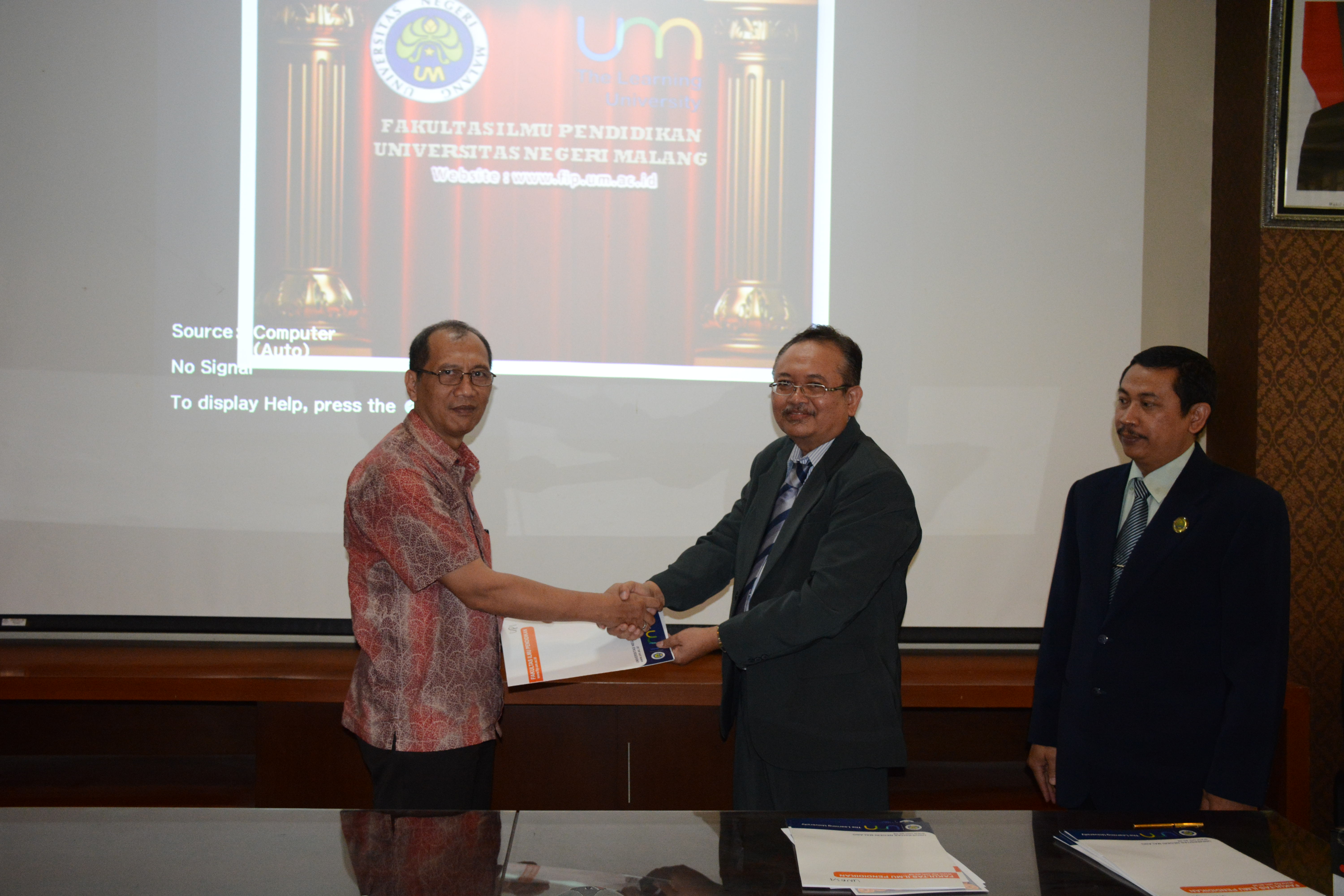 PENANDATANGAN MOU JURUSAN PLB FIP UM DENGAN  JURUSAN / PRODI / DEPARTEMEN PLB / PKh Se INDONESIA
