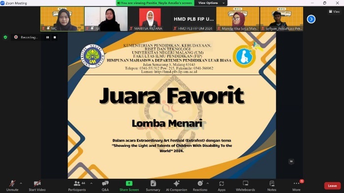 Menyalakan Dunia: Extraordinary Art Festival 2024 Soroti Talenta Anak Berkebutuhan Khusus